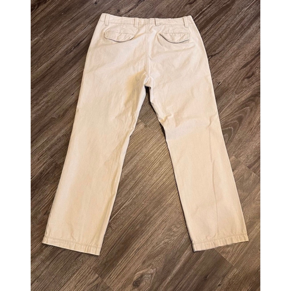 Gap Men's Surplus Khaki Straight Leg Chinos Pants Size 33x30 - Picture 2 of 8